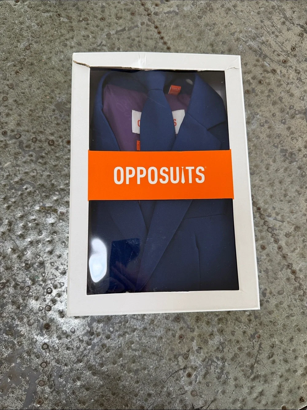 Opposuits Navy Blazer with Purple Lining